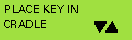 Place Key in Cradle