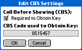 CBS Required
