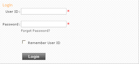 Login Credentials